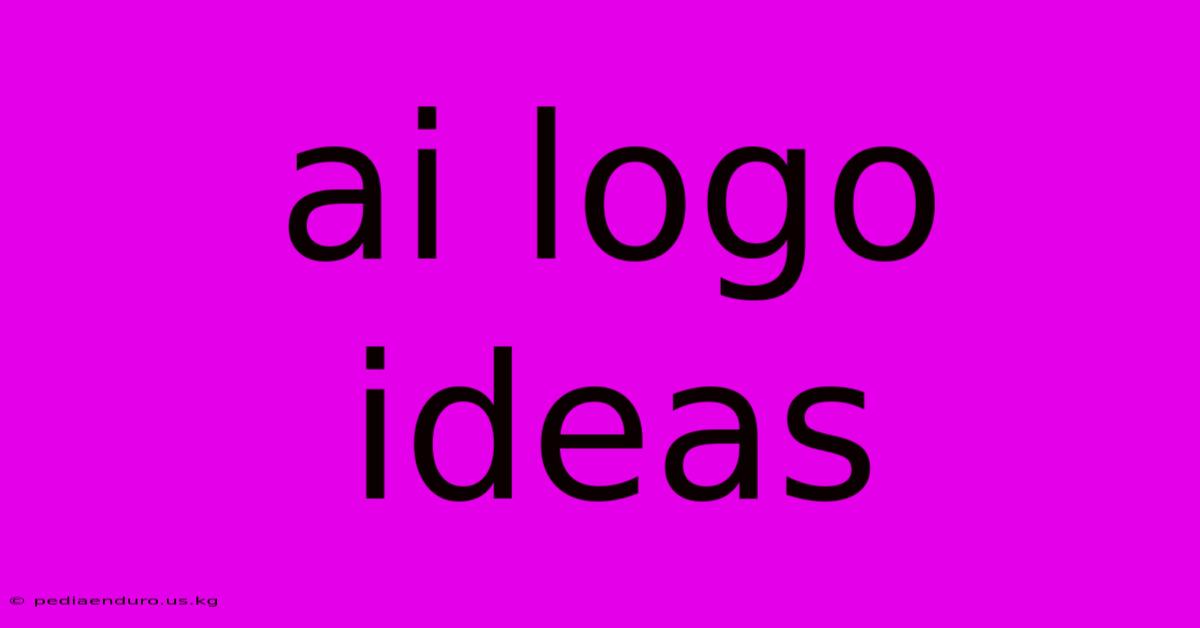 Ai Logo Ideas