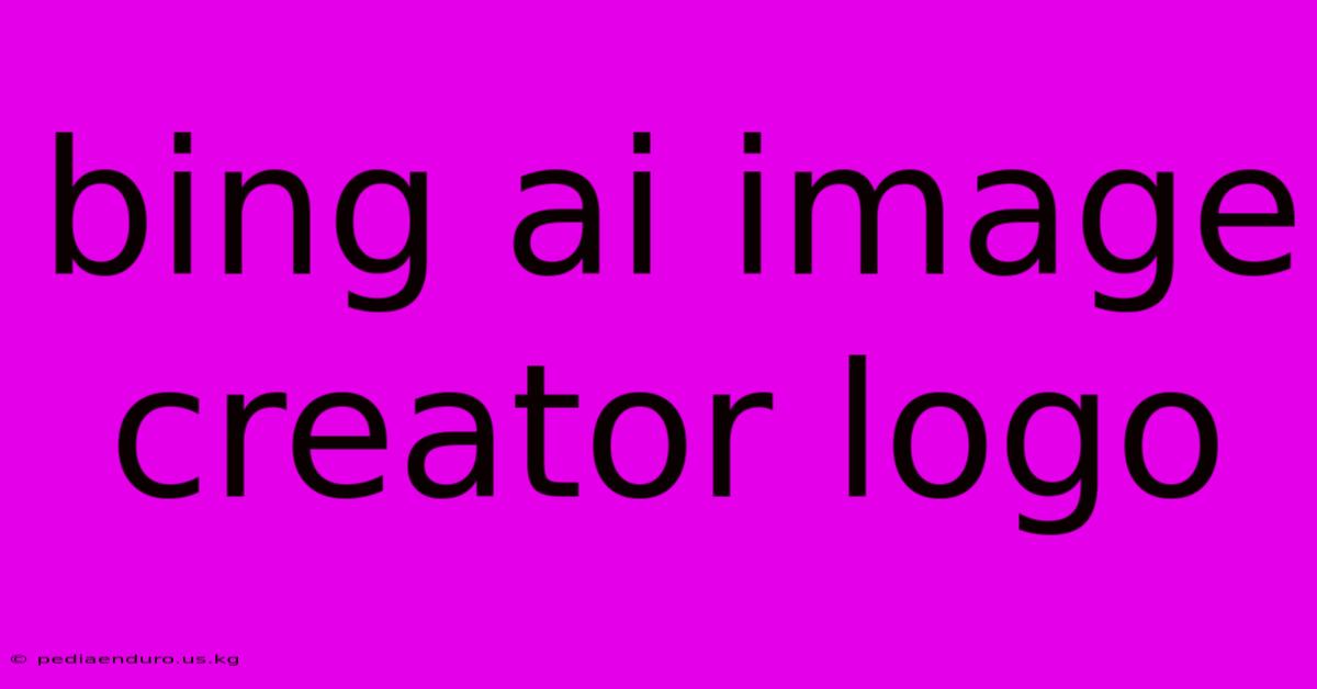 Bing Ai Image Creator Logo