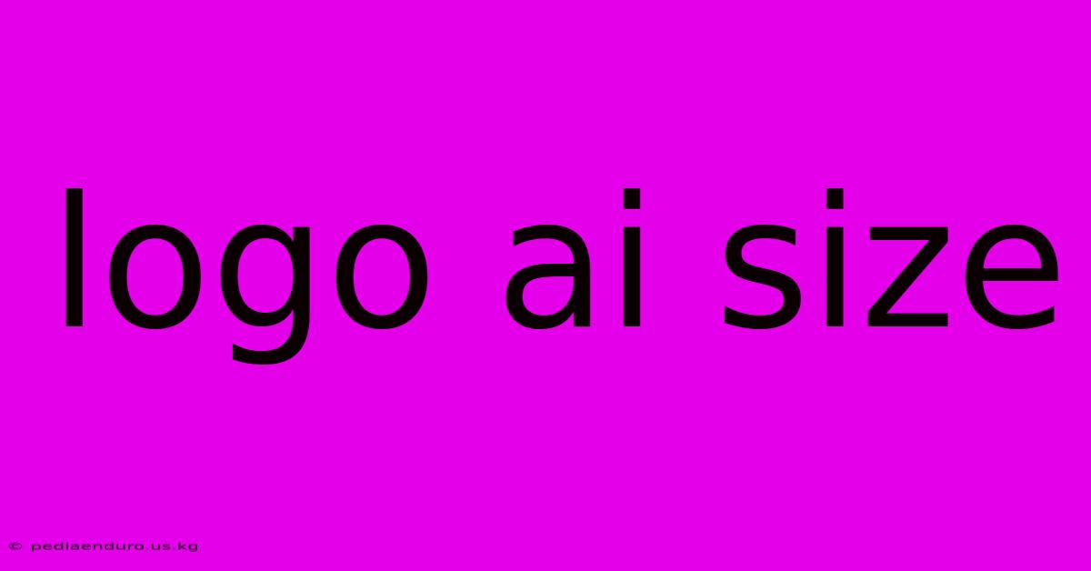 Logo Ai Size