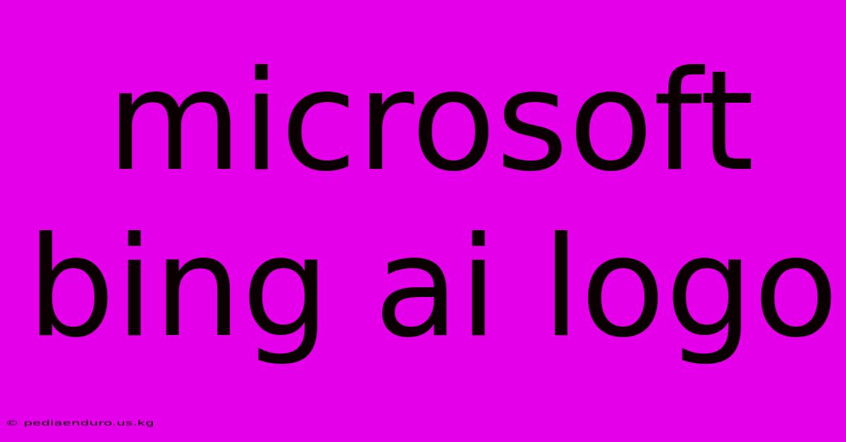 Microsoft Bing Ai Logo