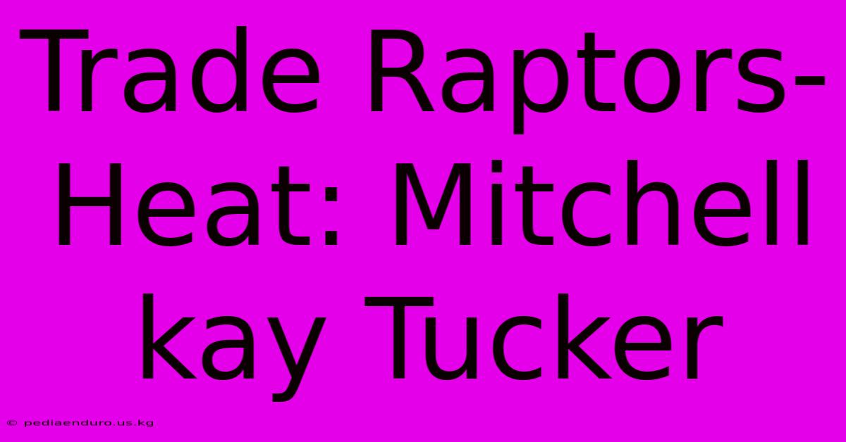 Trade Raptors-Heat: Mitchell Kay Tucker